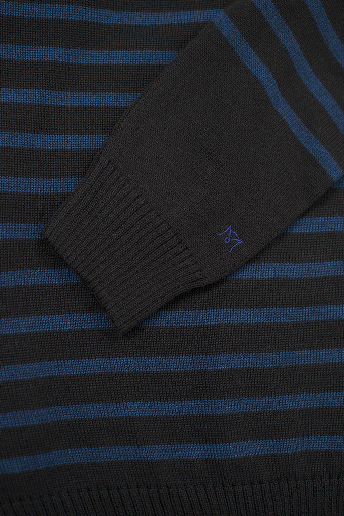 Striped Suéter mezcla de lana merino
