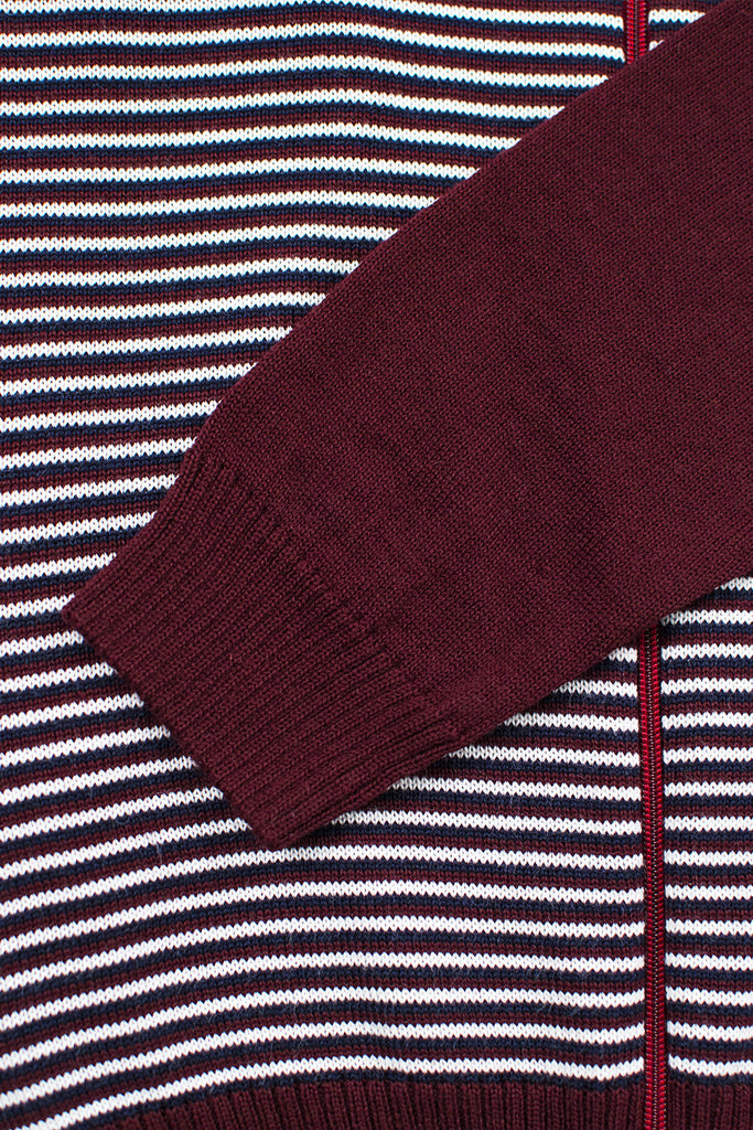 Zip Up Hoodie Suéter mezcla de lana merino